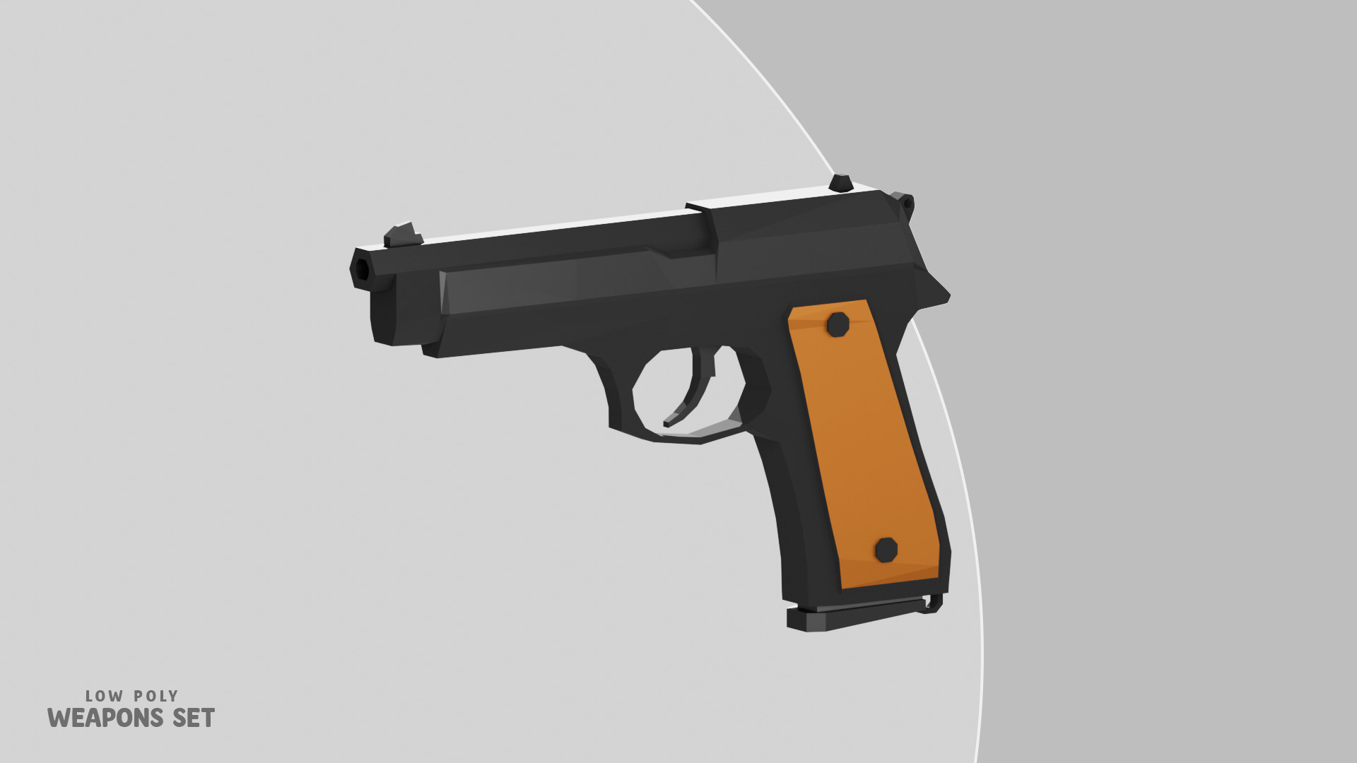 Low Poly Weapons Set