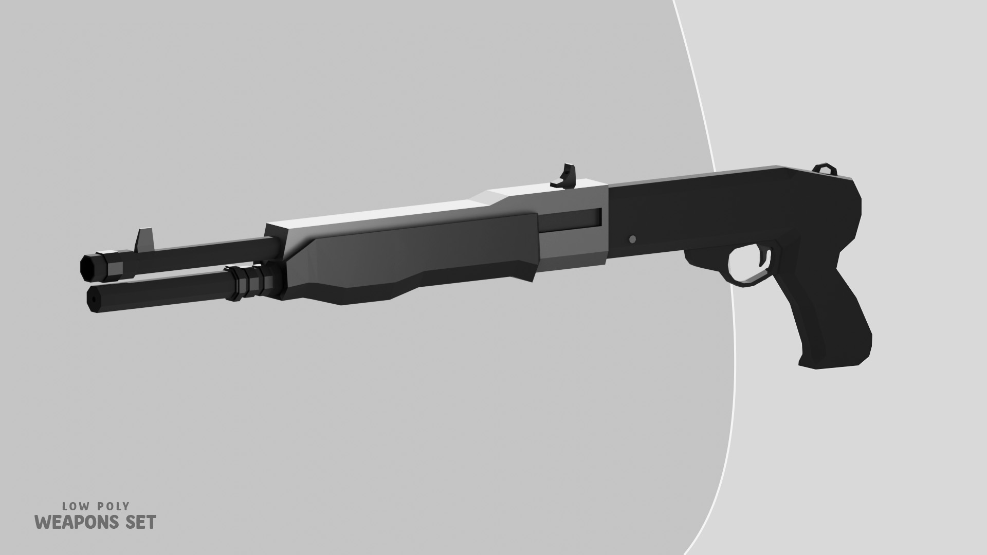 Low Poly Weapons Set