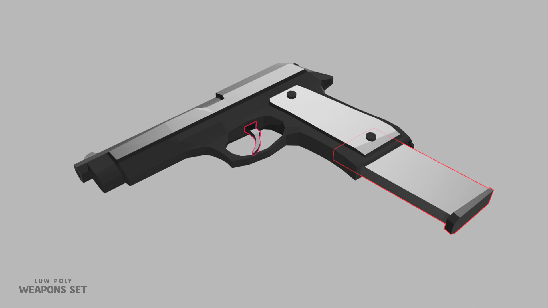 Low Poly Weapons Set